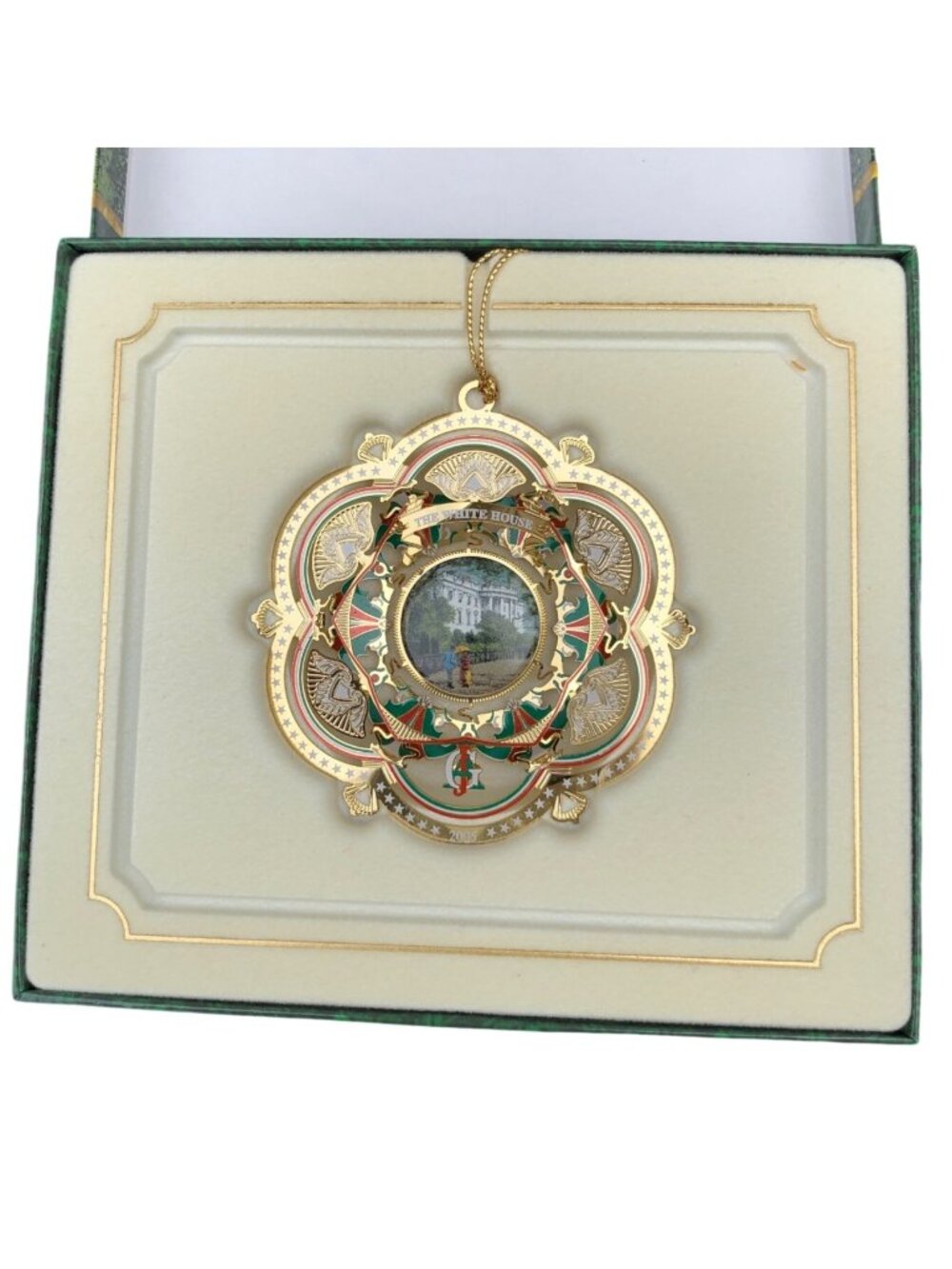 The White House Historical Association 2005 Christmas Ornament In Original Box